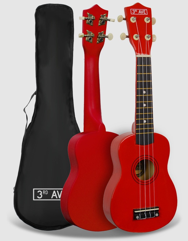 iWorld - 3rd Avenue Soprano Ukulele - Red