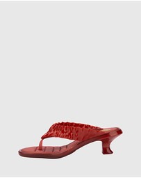 Melissa - MELISSA THONG KITTEN HEEL + GANNI