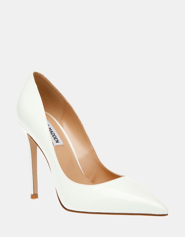 Steve Madden - Evelyn White Heels