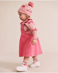 Huxbaby - Vintage Cherry Pinafore - Babies-Kids