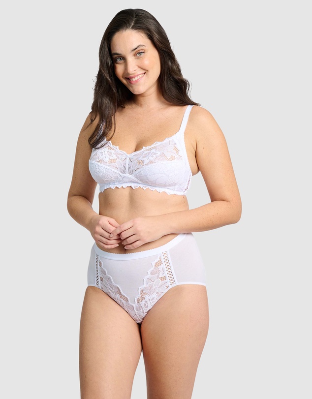 Sans Complexe - Coton d'Arum Organic Cotton Wirefree Lacy Bra