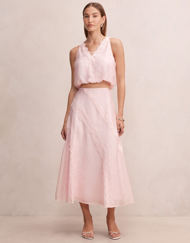 Forever New - Maeve Lace Detail Skirt