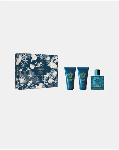 Versace - Eros Pour Homme EDT Gift Set (50ml + Hair and Body Shampoo 50ml + After Shave Balm 50ml)