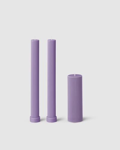 Column Pillar Candle Combo