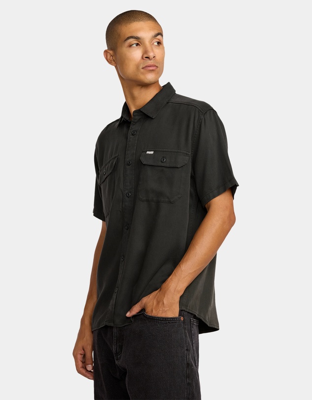 RVCA - Mens Vacancy Utility Short Sleeve Shirt