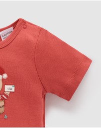 Purebaby - Postie Santa Bodysuit Christmas -Kids-Babies