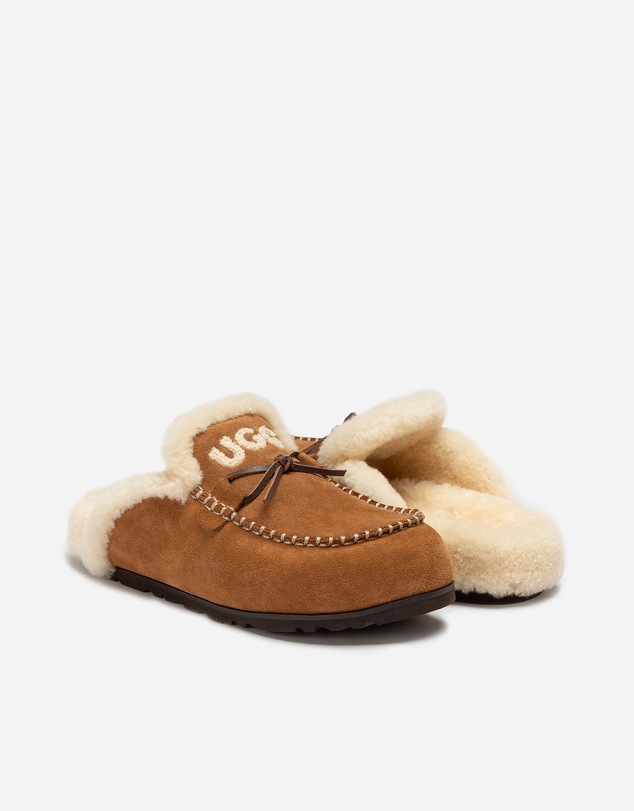 Ozwear Connection Uggs - Ugg Letitia Knit Logo Slipper