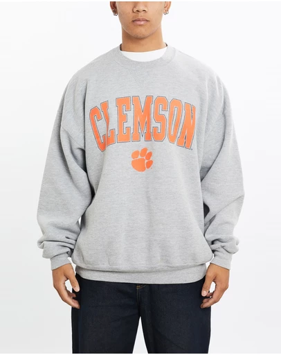 Vintage by The Real Deal - Pre Loved - Vintage 90s NCAA Clemson Tigers Sweatshirt