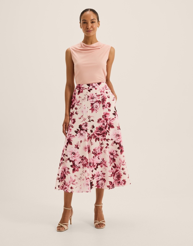 Review - Edie Floral Midi Skirt