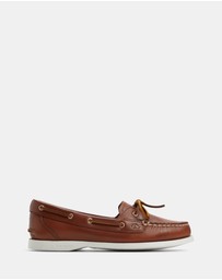 Sperry - A/O 1-Eye Leather Brown Distress- Women's