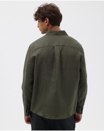 AERE - Euro Resort Linen LS Shirt