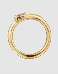 Haze & Glory - ICONIC EXCLUSIVE - Luna Rose Wrap Ring in 925 Silver Vermeil