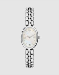 Emporio Armani - Silver Tone Analogue Watch