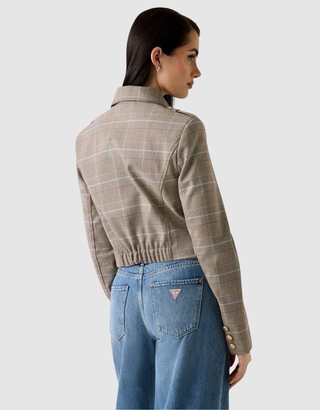 GUESS - Geraldine Checked Jacket