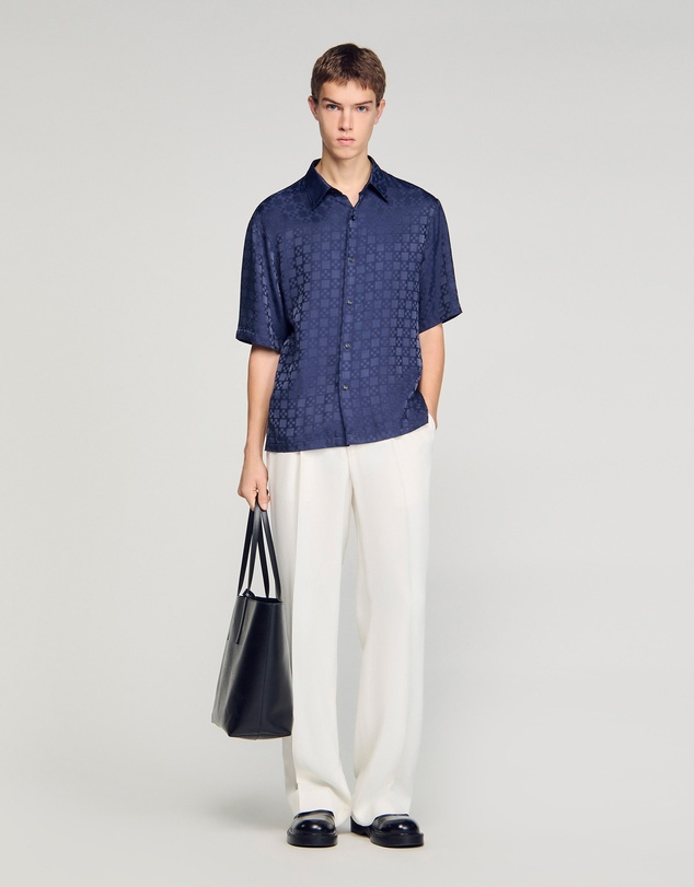 Sandro - Jacquard Cross Mc Shirt