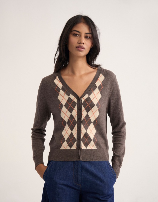 Oxford - Pixie Argyle Cardigan