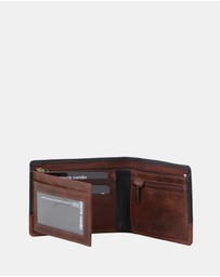 Pierre Cardin - Pierre Cardin Leather 2-Tone Men's Tri-Fold Wallet