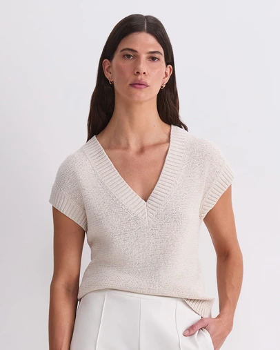 Sportscraft - Josie Tape Yarn V Neck Tank