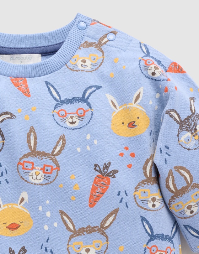 Purebaby - Bunny Friends Windcheater -Kids-Babies