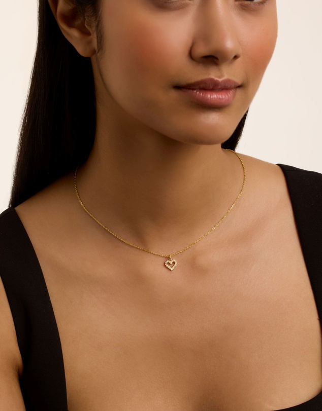 Ted Baker - Amore Crystal Halo Heart Pendant Necklace