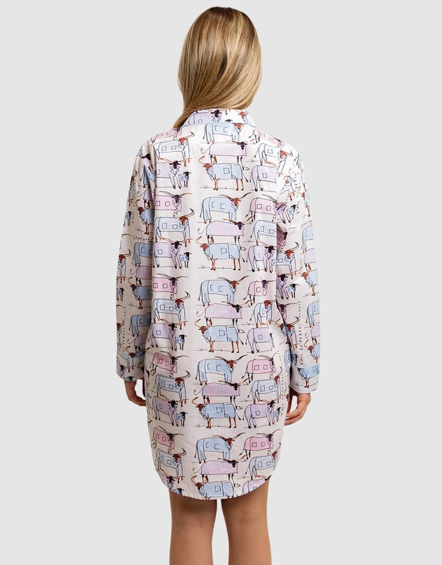 Sant And Abel - Women's Drawbertson Longhorns Night Shirt