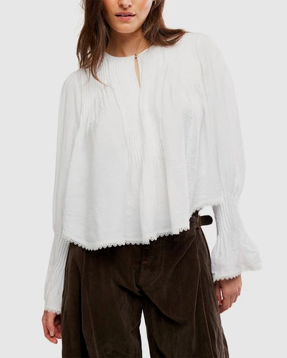Free People - Thousand Pintucks Blouse