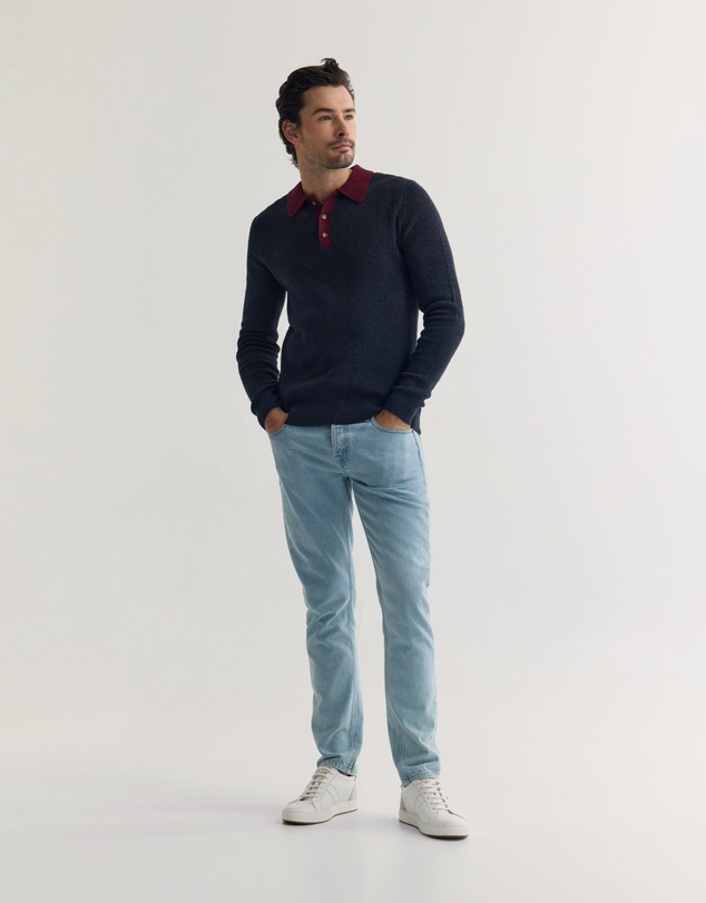 Oxford - Sam Contrast Collar Knit