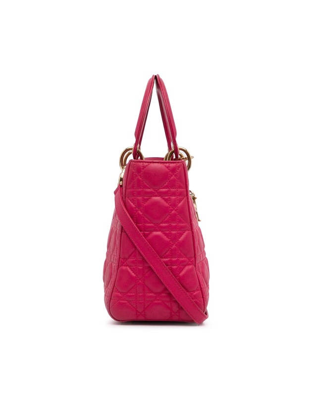Pre-Loved by Azura Reborn - Pre-Loved Medium Lambskin Cannage Lady Dior
