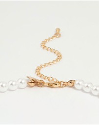 Lovisa - Gold Plated Pearl Cubic Zirconia Necklace