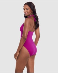 Miraclesuit Swimwear  - Rock Solid Utopia Wired Halter One-Piece Shaping Swimsuit