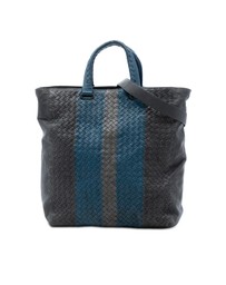 Pre-Loved by Azura Reborn - Pre-Loved Tricolor Nappa Intrecciato Convertible Tote