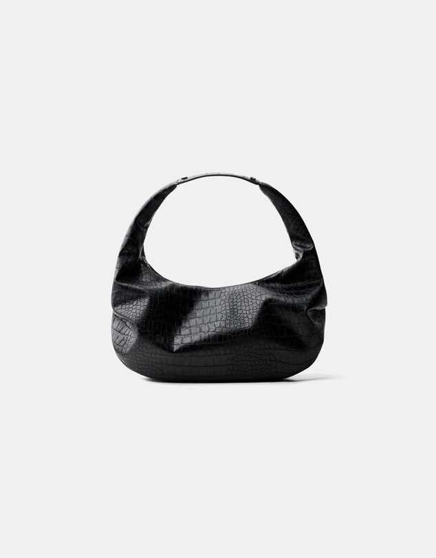 Bershka - Leather Effect Maxi Bag