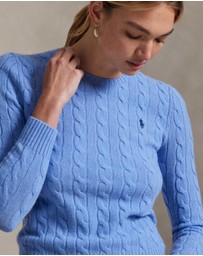 Polo Ralph Lauren - Cable Wool-Cashmere Crewneck Sweater - ICONIC EXCLUSIVE