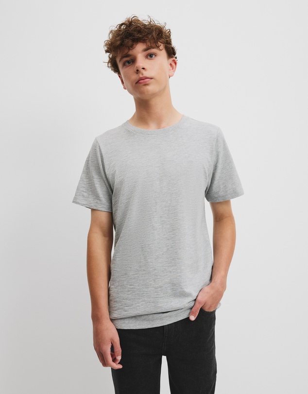 Country Road - Teen Recycled Cotton Blend Plain Cr Short Sleeve T-shirt