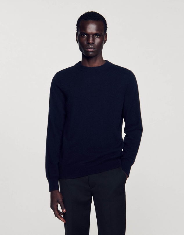 Sandro - CREWNECK CASHMERE SWEATER