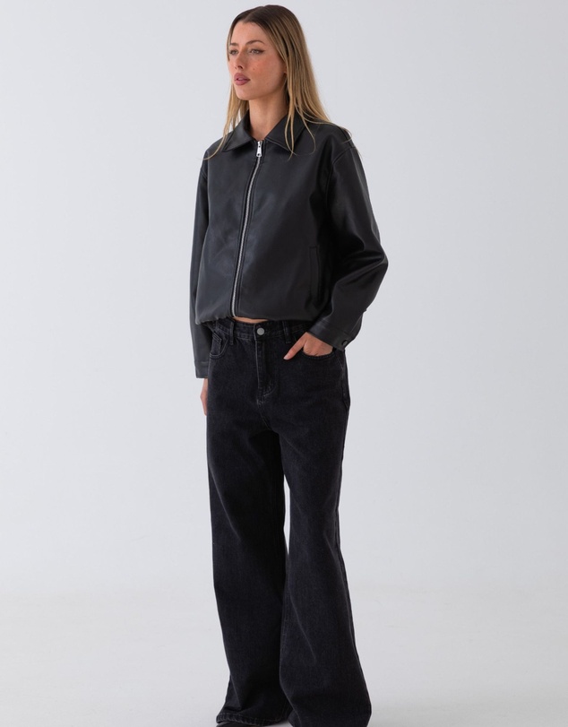 Style Addict - Lex Faux Leather Jacket