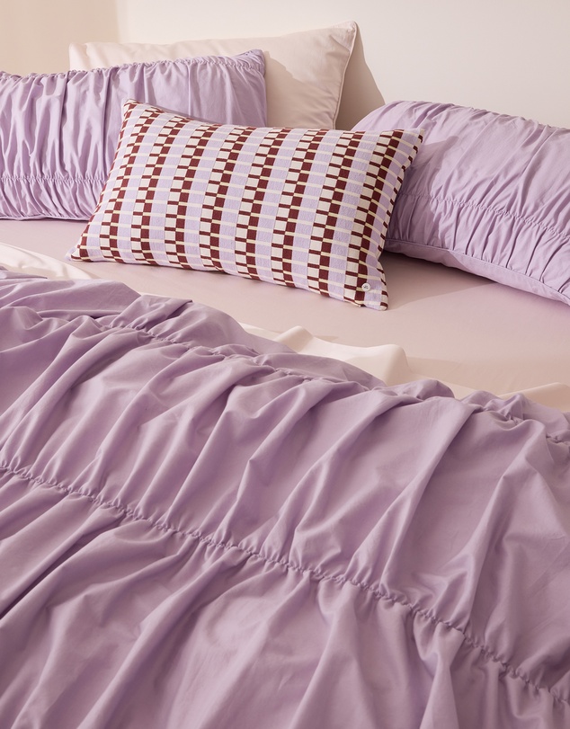 Sheet Society - Sofia Ruched Cotton Quilt Cover Set