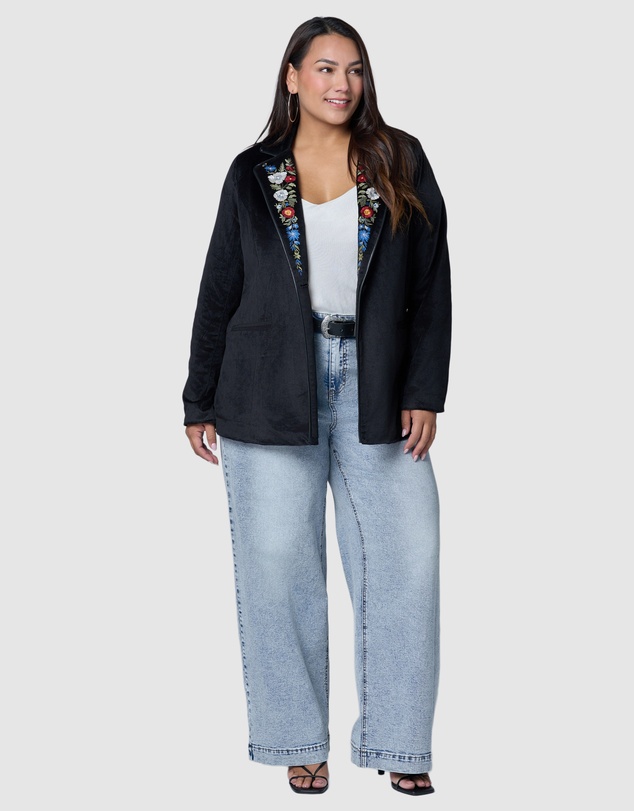 The Poetic Gypsy - Dreamscape Velvet Blazer