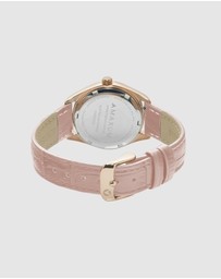 Maxum - Sydney - Rose Gold Tone Dial, Rose Gold Tone Case & Blush Leather Band