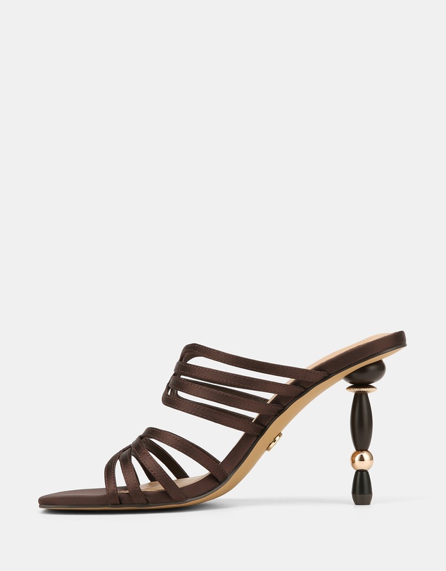Wittner - Yasmin Satin Heel Sandals