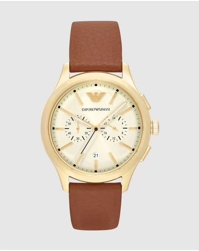 Emporio Armani - Brown Chronograph Watch