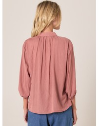 Fate + Becker - Shae Split Neck Blouse