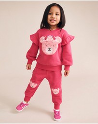Huxbaby - Flower Crown Huxette Trackpants - Babies
