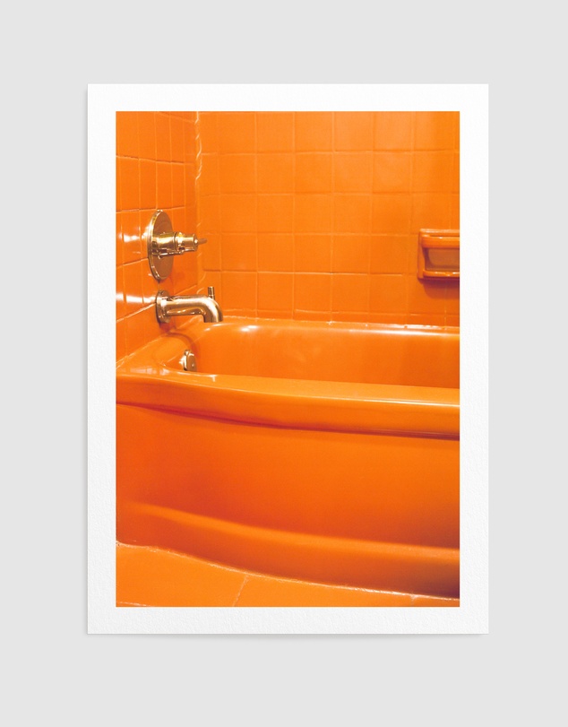 Olive et Oriel - Orange Tub by Bethany Young Art Print