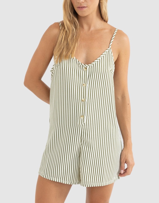 Rhythm - Cove Stripe Adjustable Rompers