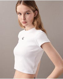 Calvin Klein Jeans - Ribbed Baby Tee