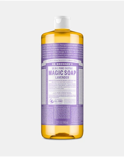 Dr Bronner's - Pure Liquid Castile Soap Lavender 946ml