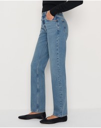 Reformation - Greer Mid Rise Straight Jeans