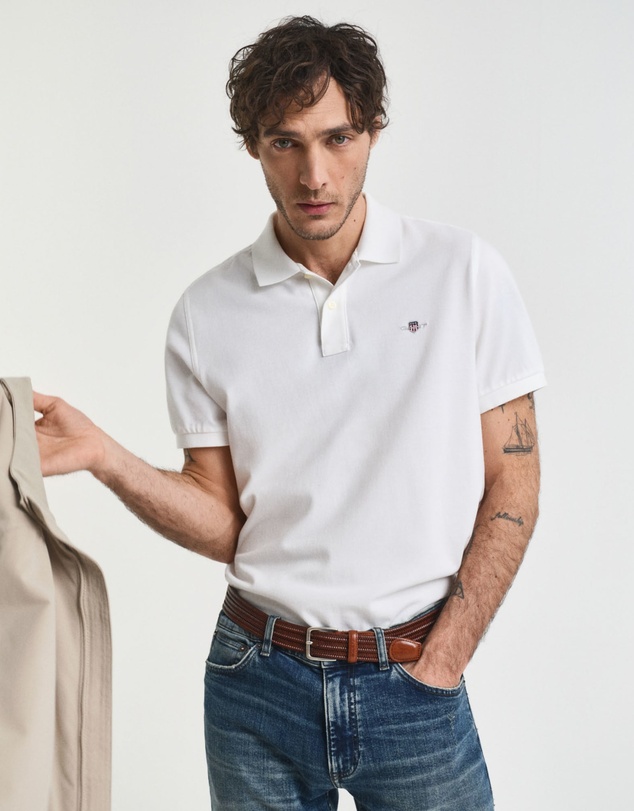 Gant - Regular Fit Shield Piqué Polo Shirt