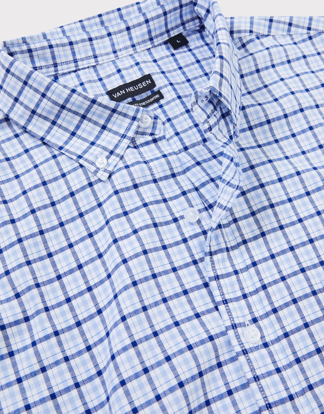 Van Heusen - Stretch Gingham Oxford Casual Shirt